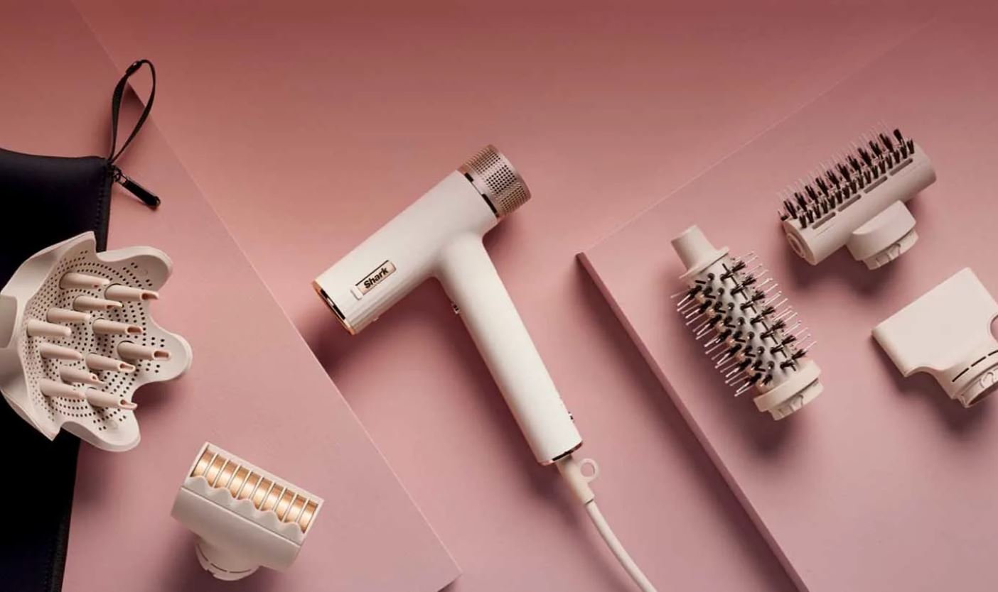Shark Beauty FlexStyle hair dryer and styling attachments